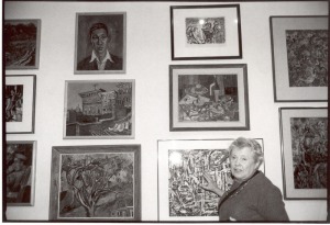 Shirley at the 1996 exhibit